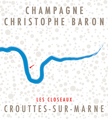 The label for Les Closeaux by Champagne Christophe Baron